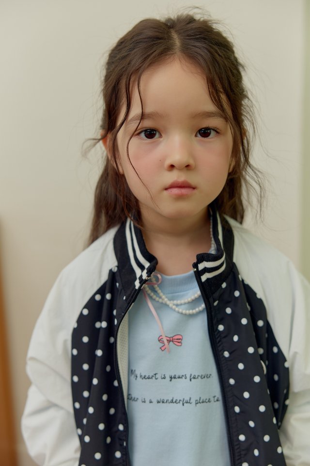 Dalla - Korean Children Fashion - #kidsshorts - Dot Ribbed Jumper - 9