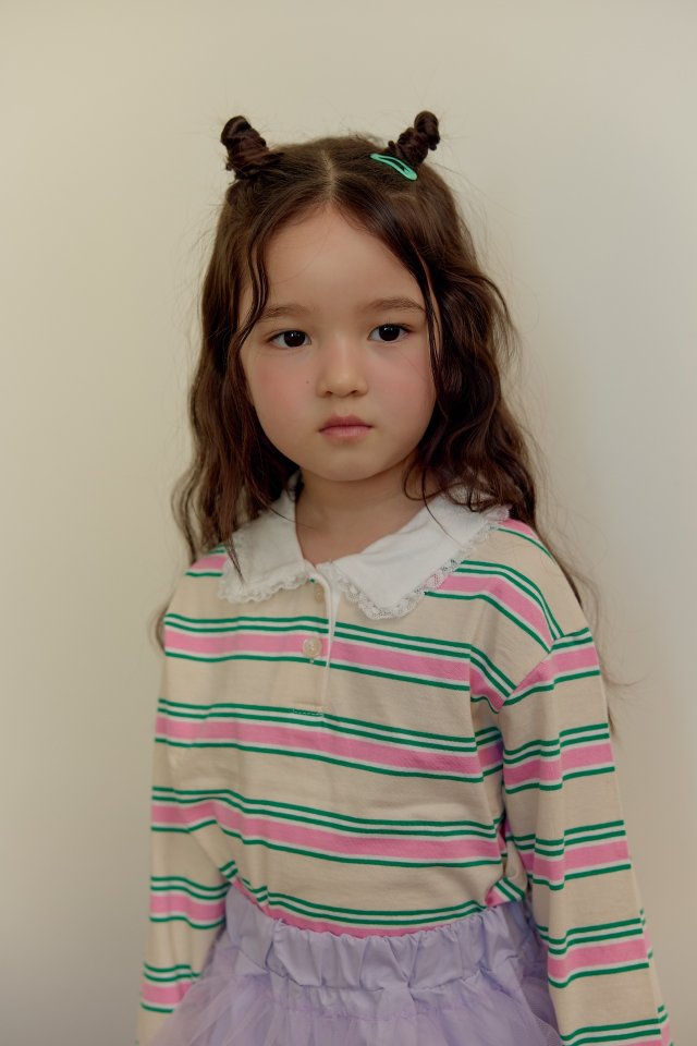 Dalla - Korean Children Fashion - #kidsstore - New Jean Collared Tee - 8