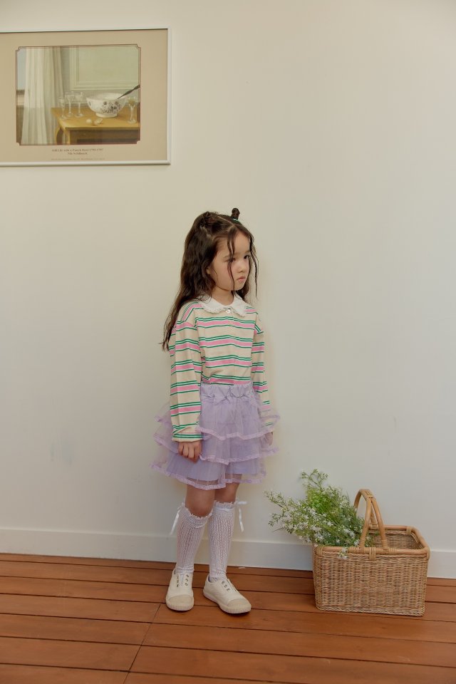 Dalla - Korean Children Fashion - #kidzfashiontrend - New Jean Collared Tee - 9