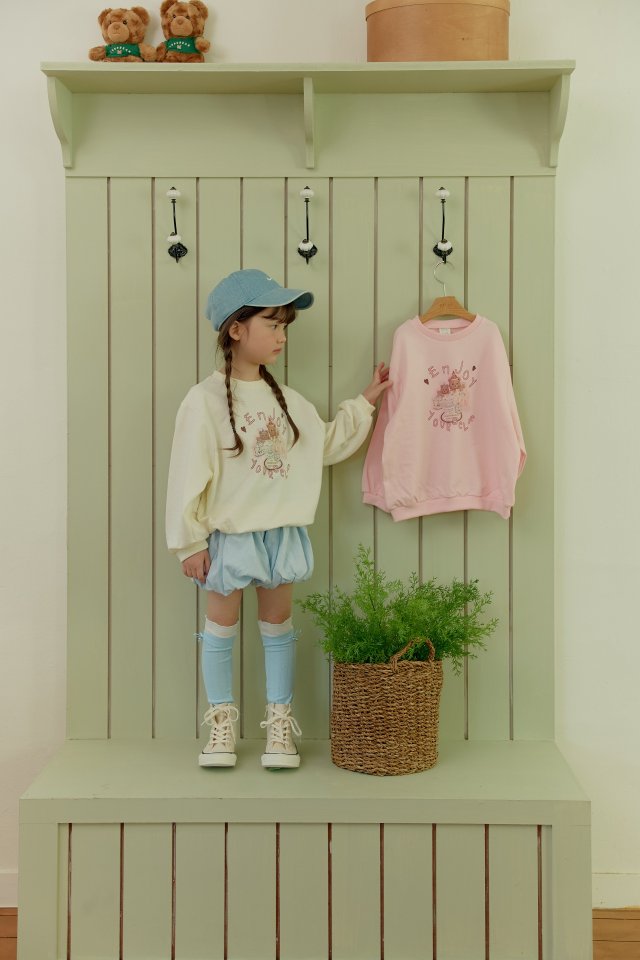 Dalla - Korean Children Fashion - #littlefashionista - Enjoy Bear Sweatshirt - 9