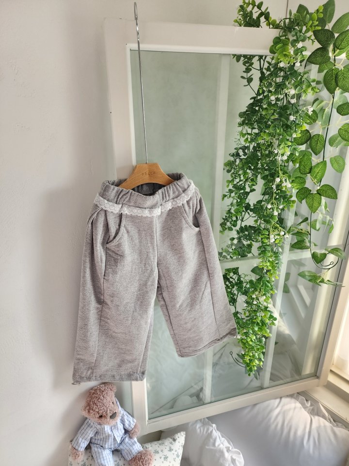 Dalla - Korean Children Fashion - #littlefashionista - Side Pleated Wide Pants - 4