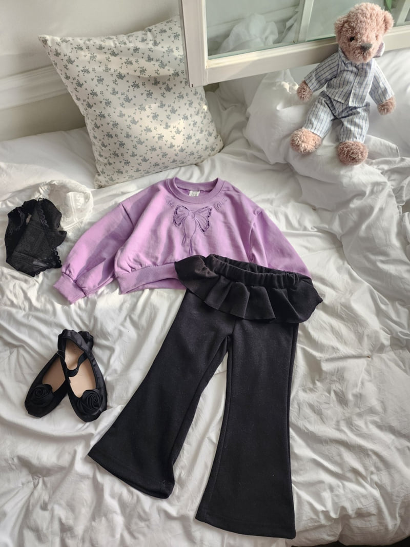Dalla - Korean Children Fashion - #magicofchildhood - Pongdang Frill Bootcut Pants