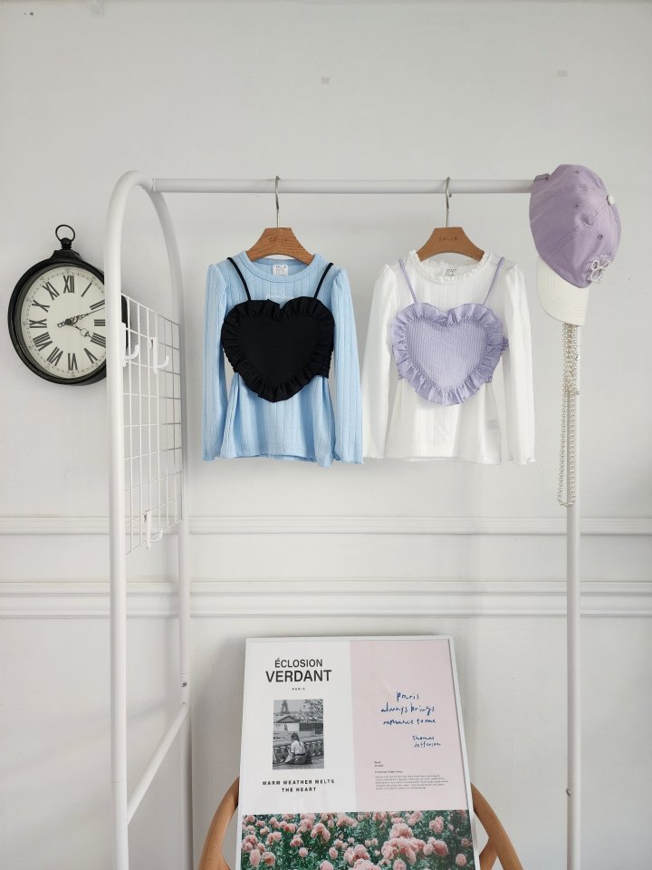 Dalla - Korean Children Fashion - #minifashionista - Heart Bustier - 7