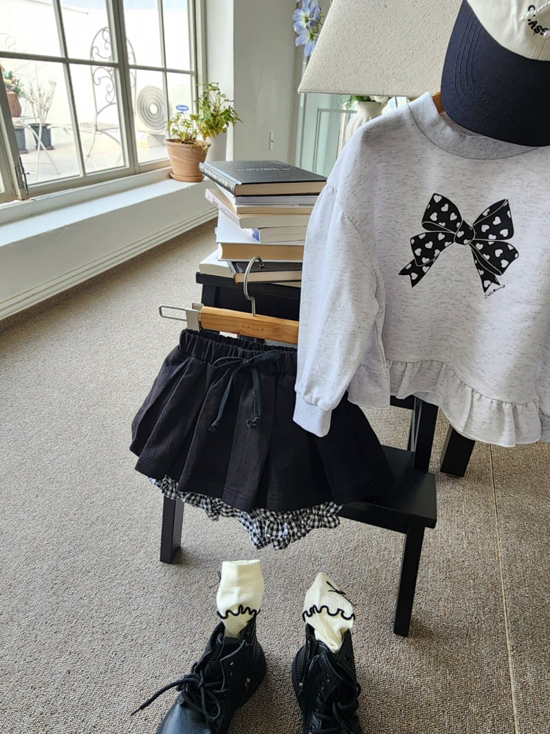 Dalla - Korean Children Fashion - #prettylittlegirls - Bloomer Pleated Skirt - 2