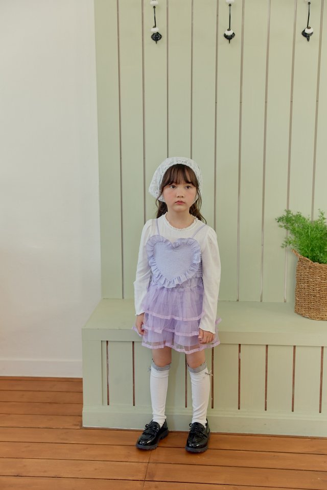Dalla - Korean Children Fashion - #prettylittlegirls - Heart Bustier - 8