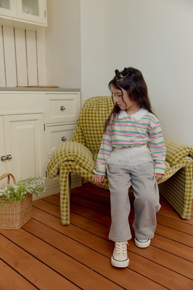 Dalla - Korean Children Fashion - #stylishchildhood - Side Pleated Wide Pants - 9