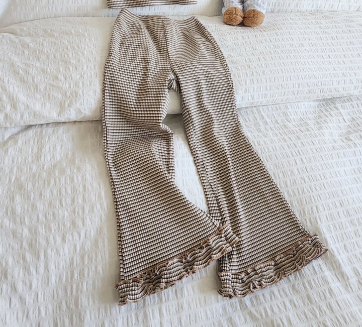 Dalla - Korean Children Fashion - #stylishchildhood - Jenny Stripe Bootcut Pants - 7