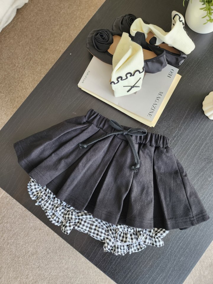 Dalla - Korean Children Fashion - #stylishchildhood - Bloomer Pleated Skirt - 5
