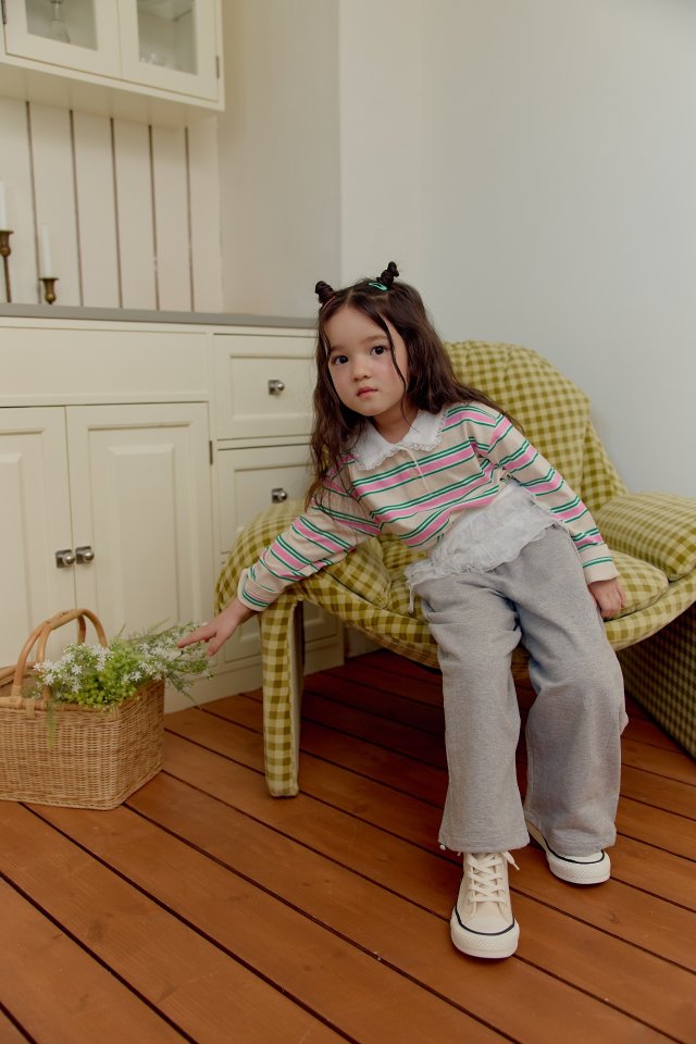 Dalla - Korean Children Fashion - #toddlerclothing - Side Pleated Wide Pants - 8
