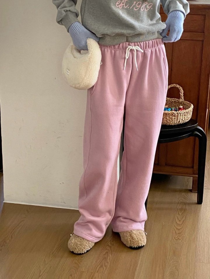 Diana - Korean Women Fashion - #momslook - Warm Fleece Pants - 7