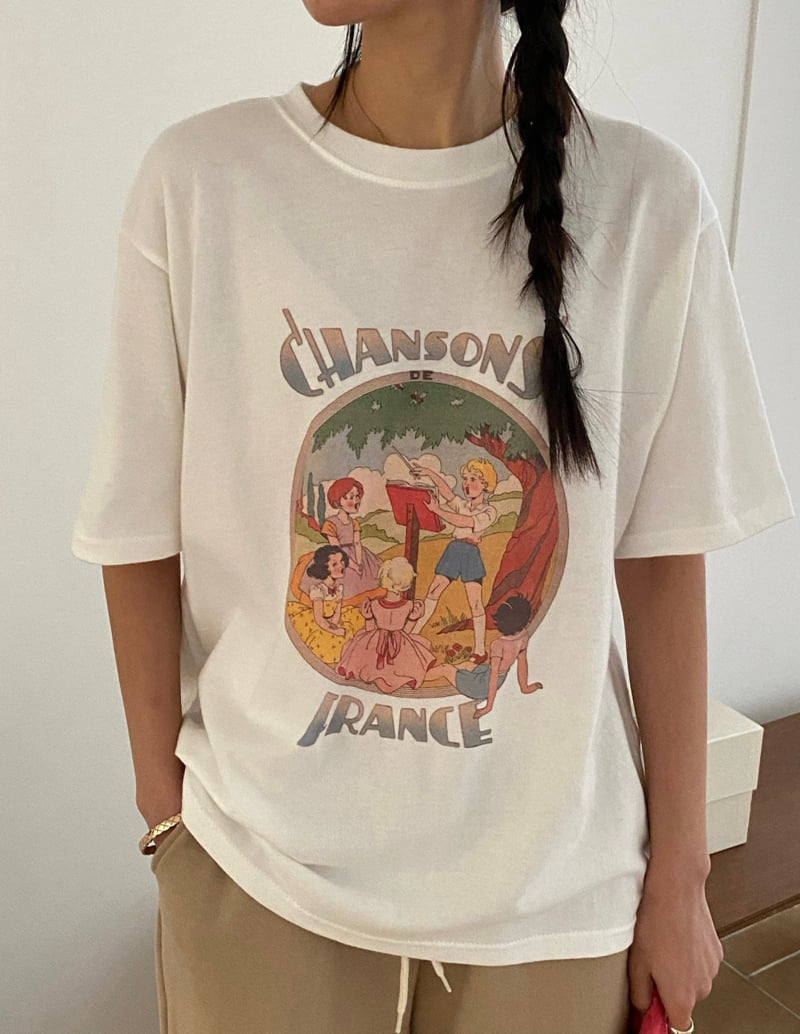 Diana - Korean Women Fashion - #womensfashion - Chanson Tee - 12
