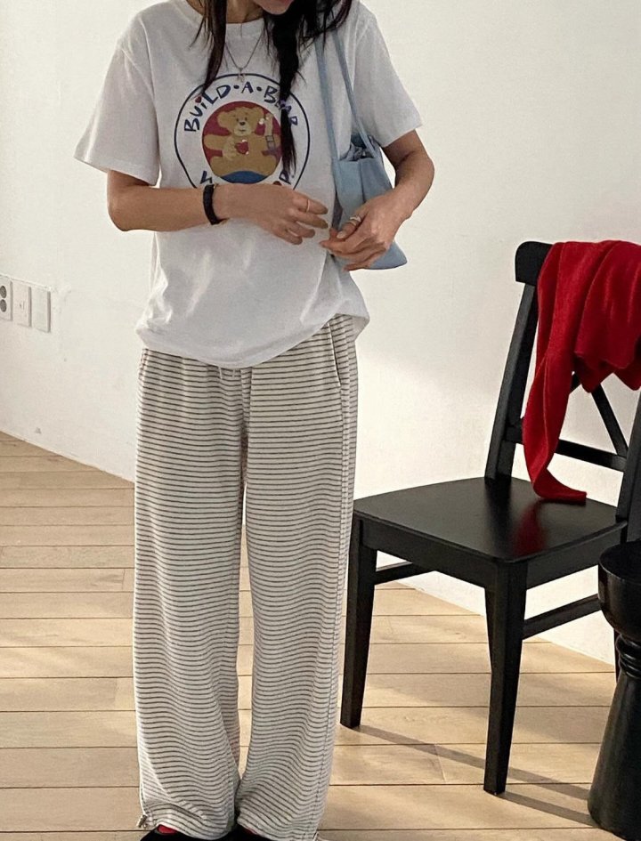 Diana - Korean Women Fashion - #womensfashion - Velo Stripe Pants - 3
