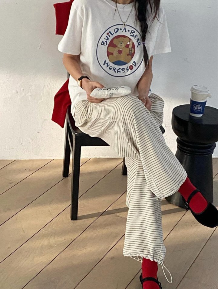 Diana - Korean Women Fashion - #womensfashion - Velo Stripe Pants - 5
