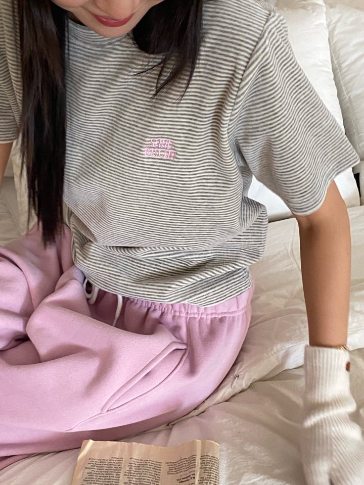 Diana - Korean Women Fashion - #womensfashion - Biscuit Velour Tee - 7