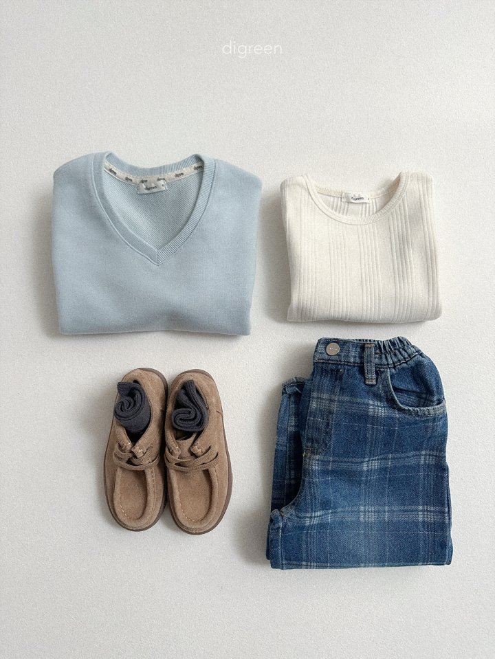Digreen - Korean Children Fashion - #Kfashion4kids - Bonnie V Neck Sweatshirt - 11