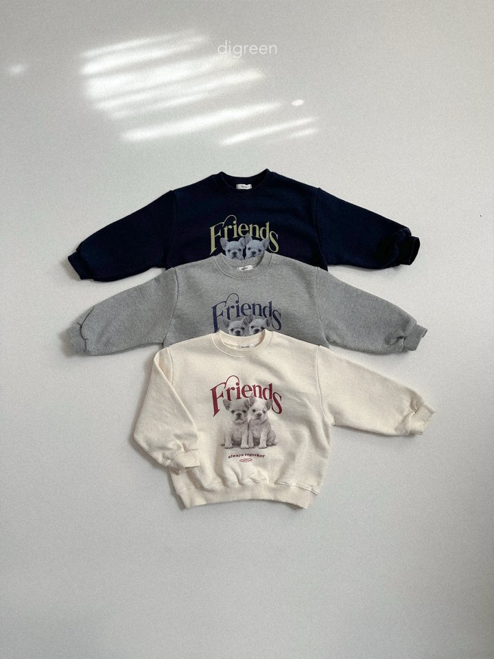 Digreen - Korean Children Fashion - #kidzfashiontrend - Friends Dog Sweatshirt - 4