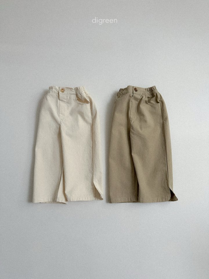 Digreen - Korean Children Fashion - #stylishchildhood - Slit Pants - 4