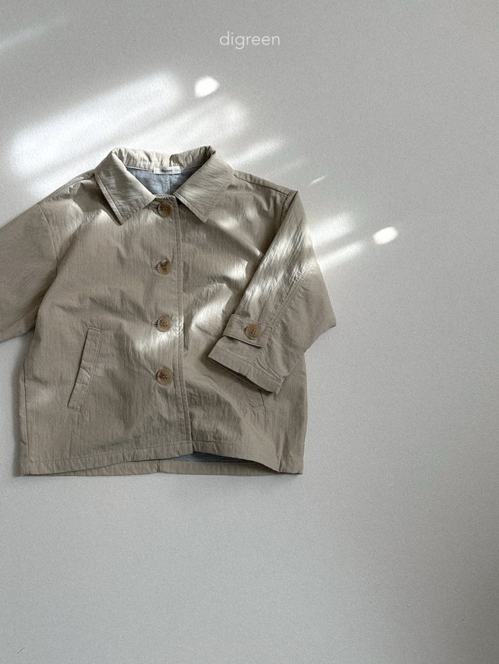 Digreen - Korean Children Fashion - #childofig - Half Trench Jacket - 7