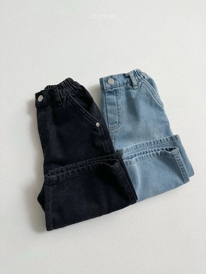 Digreen - Korean Children Fashion - #childofig - Nine Denim Pants - 6