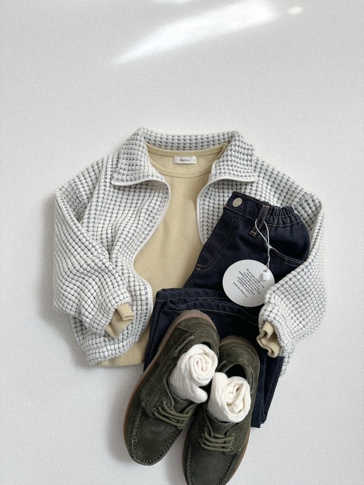 Digreen - Korean Children Fashion - #childofig - Standard Raw Denim Pants - 8