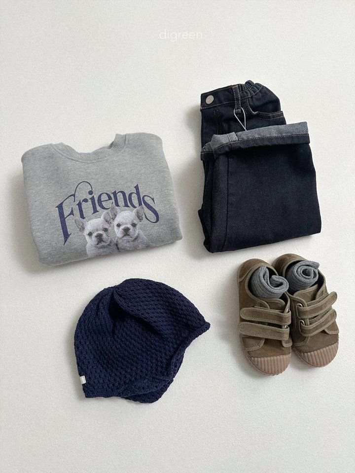 Digreen - Korean Children Fashion - #childrensboutique - Friends Dog Sweatshirt - 11