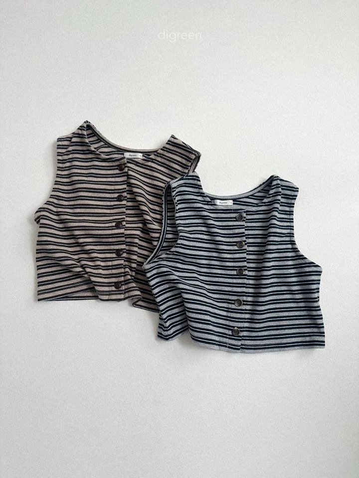 Digreen - Korean Children Fashion - #childrensboutique - Multi Vest - 9