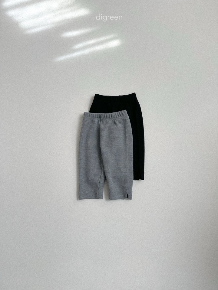 Digreen - Korean Children Fashion - #childrensboutique - Capri Leggings - 6
