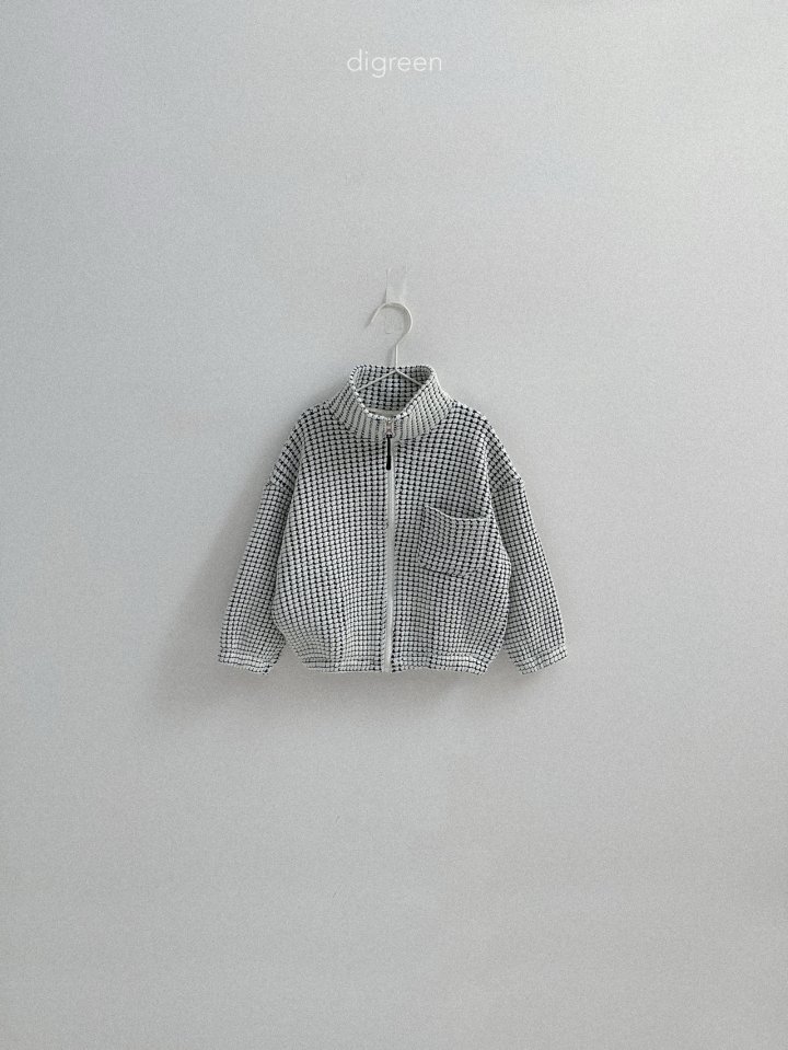 Digreen - Korean Children Fashion - #childrensboutique - Cube Zip-Up - 7