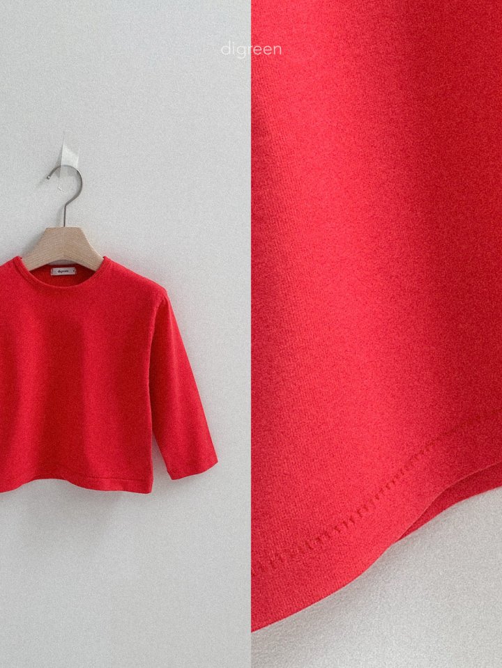 Digreen - Korean Children Fashion - #designkidswear - Plain Tee - 7