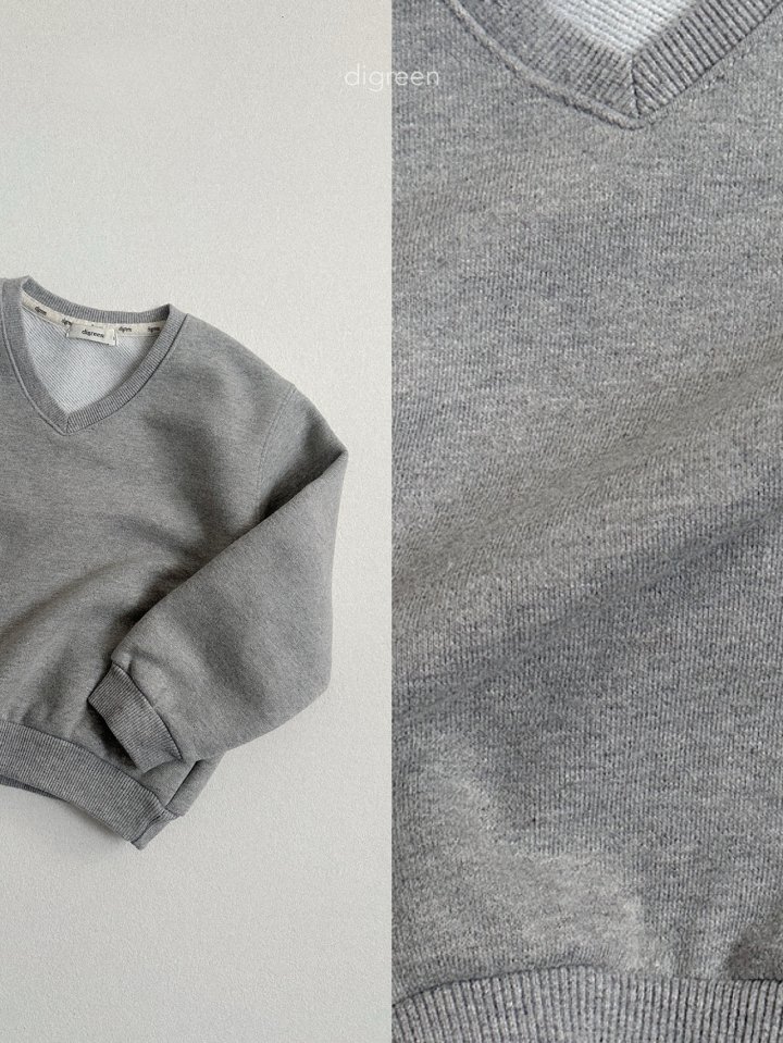 Digreen - Korean Children Fashion - #designkidswear - Bonnie V Neck Sweatshirt - 5