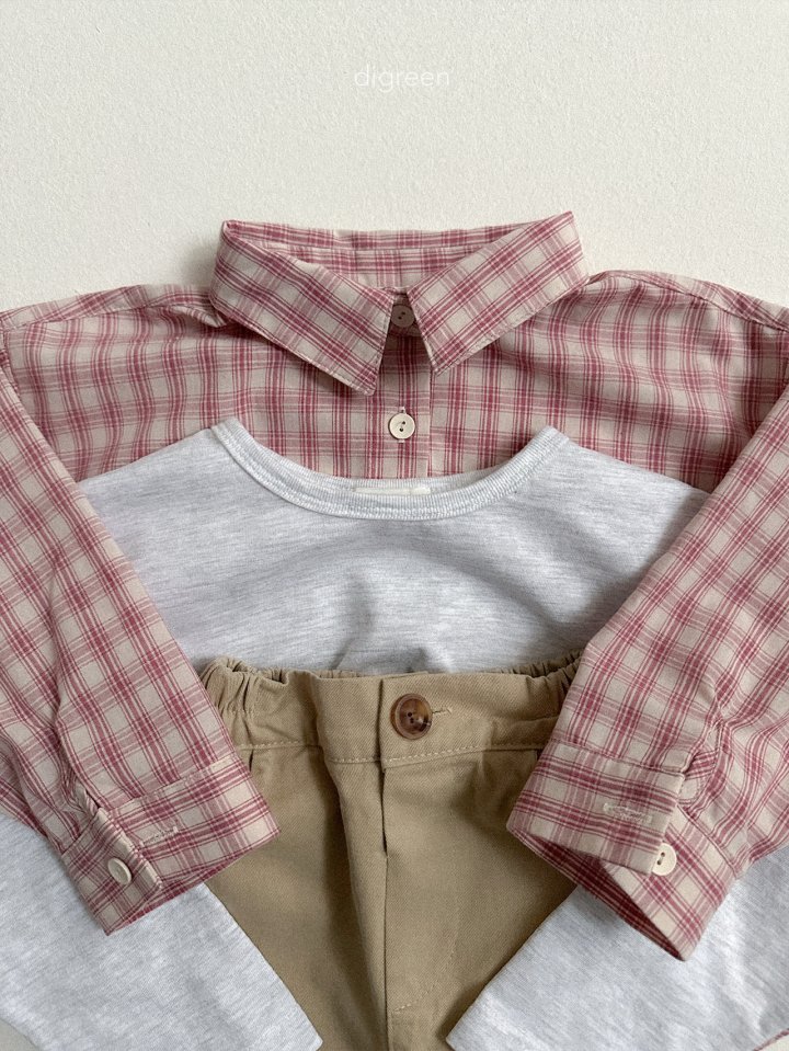 Digreen - Korean Children Fashion - #discoveringself - Check Shirt - 9