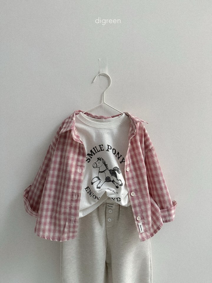 Digreen - Korean Children Fashion - #fashionkids - Check Shirt - 10