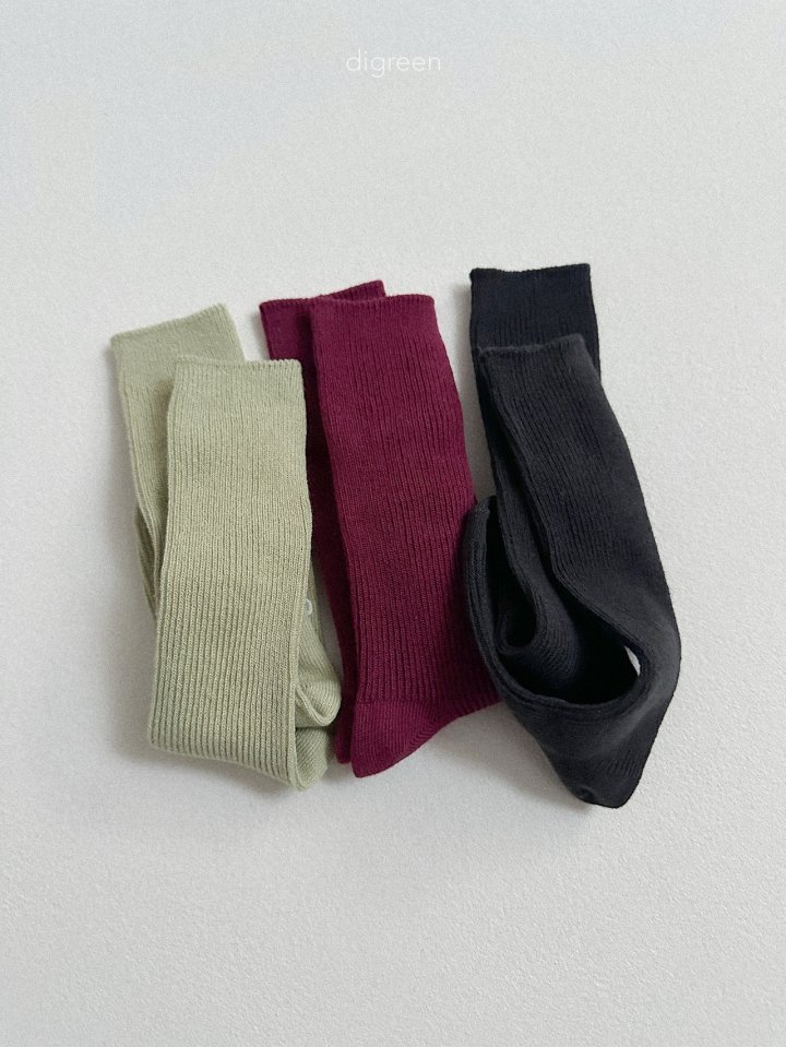 Digreen - Korean Children Fashion - #discoveringself - Point Knee Socks - 4