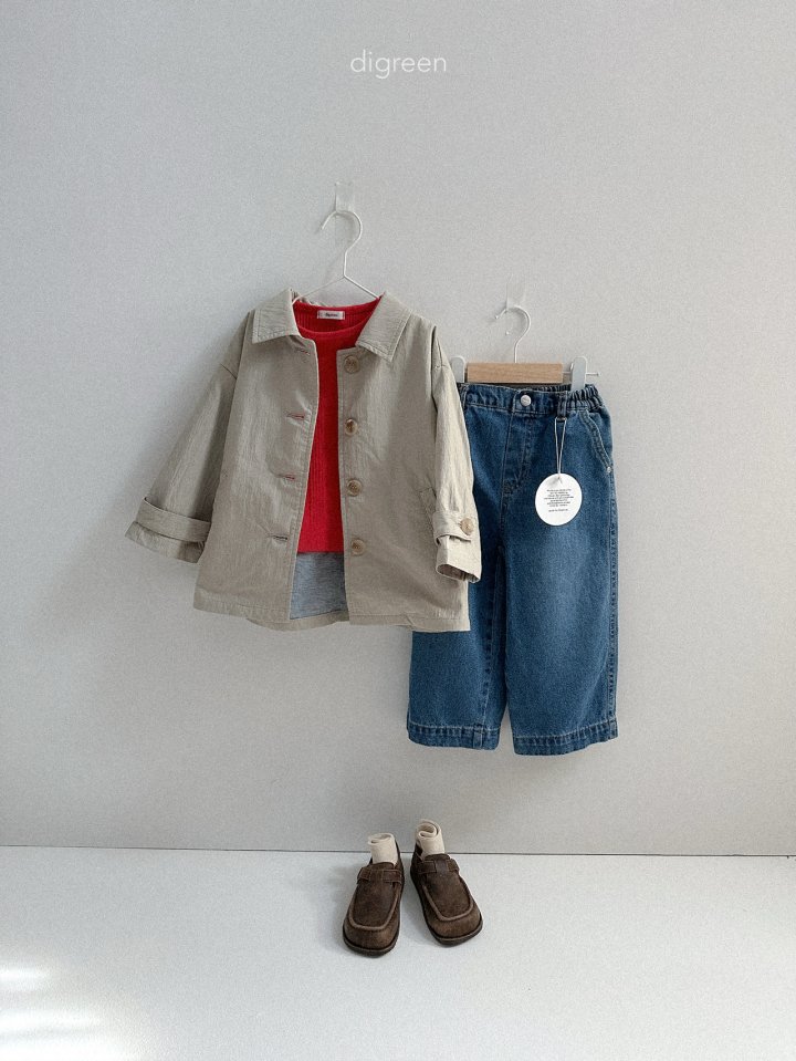 Digreen - Korean Children Fashion - #fashionkids - Half Trench Jacket - 11