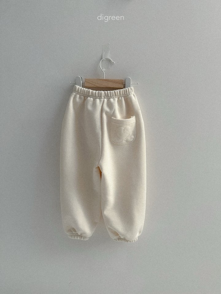 Digreen - Korean Children Fashion - #fashionkids - Heart Jogger Pants - 8