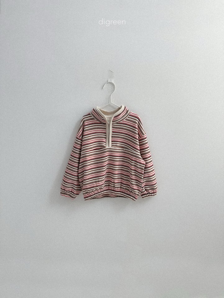 Digreen - Korean Children Fashion - #discoveringself - Rolly Half Zip-Up - 4