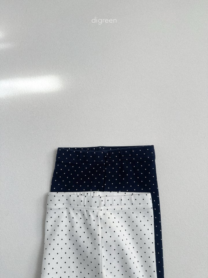 Digreen - Korean Children Fashion - #kidsshorts - Dot Leggings - 8