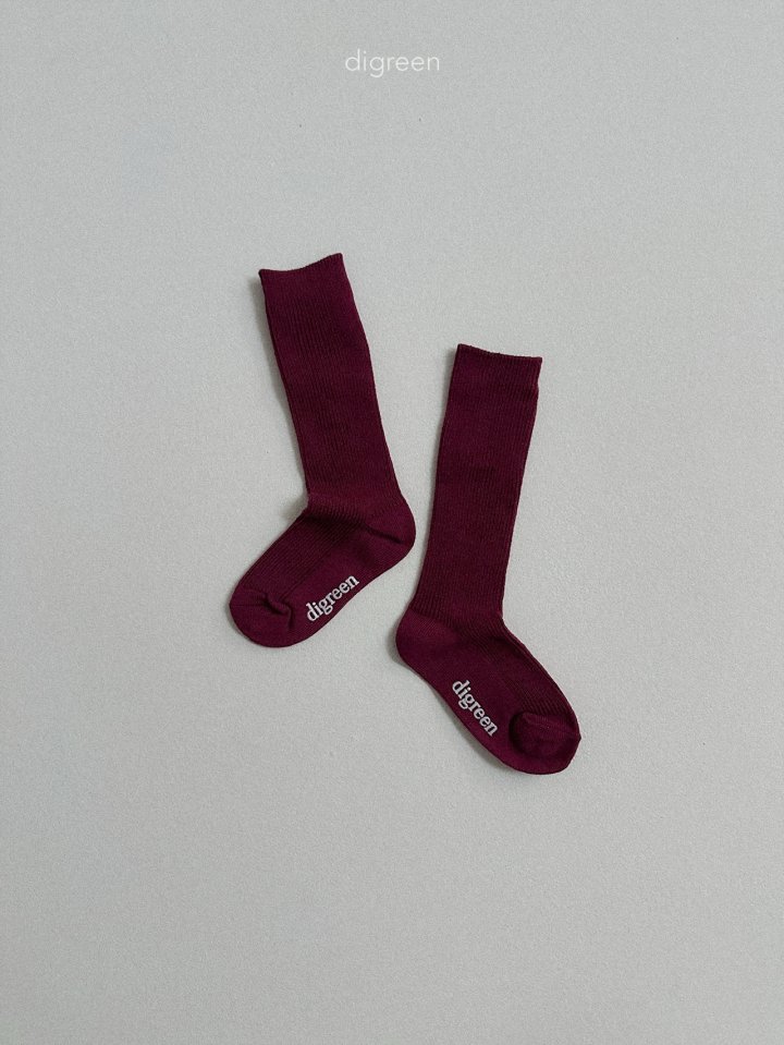 Digreen - Korean Children Fashion - #kidsstore - Point Knee Socks - 6
