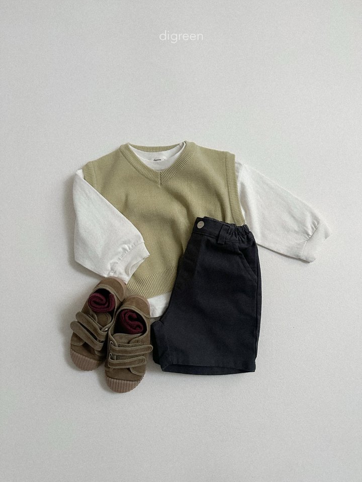 Digreen - Korean Children Fashion - #kidsstore - V-Neck Vest - 7