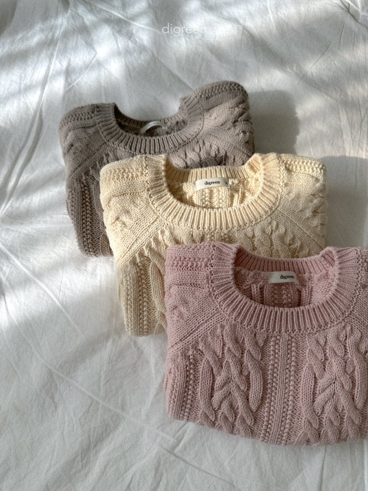 Digreen - Korean Children Fashion - #kidzfashiontrend - Pastel Puff Knit - 9