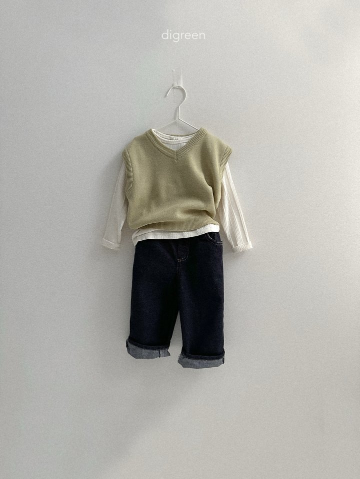 Digreen - Korean Children Fashion - #kidzfashiontrend - V-Neck Vest - 8