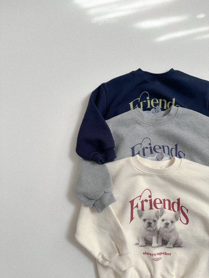 Digreen - Korean Children Fashion - #littlefashionista - Friends Dog Sweatshirt - 5