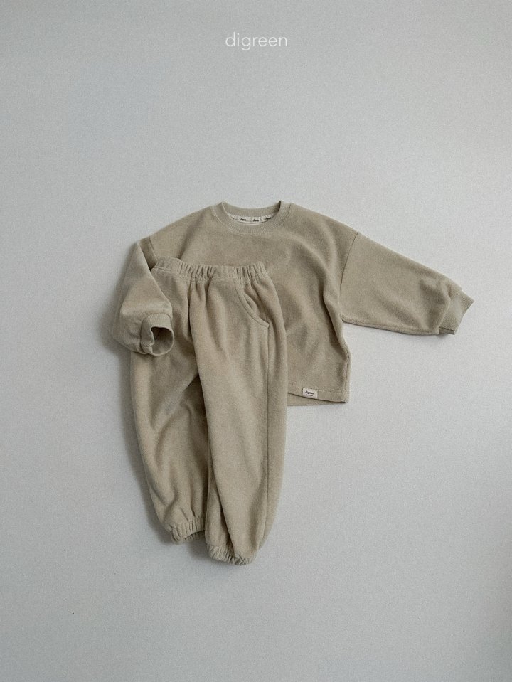 Digreen - Korean Children Fashion - #littlefashionista - Urban Terry Jogger Pants - 11