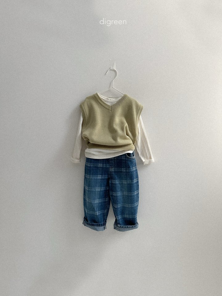 Digreen - Korean Children Fashion - #littlefashionista - V-Neck Vest - 10