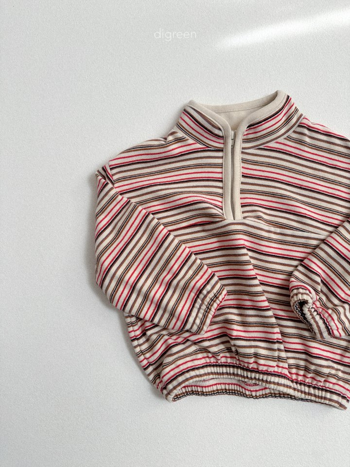 Digreen - Korean Children Fashion - #littlefashionista - Rolly Half Zip-Up - 9