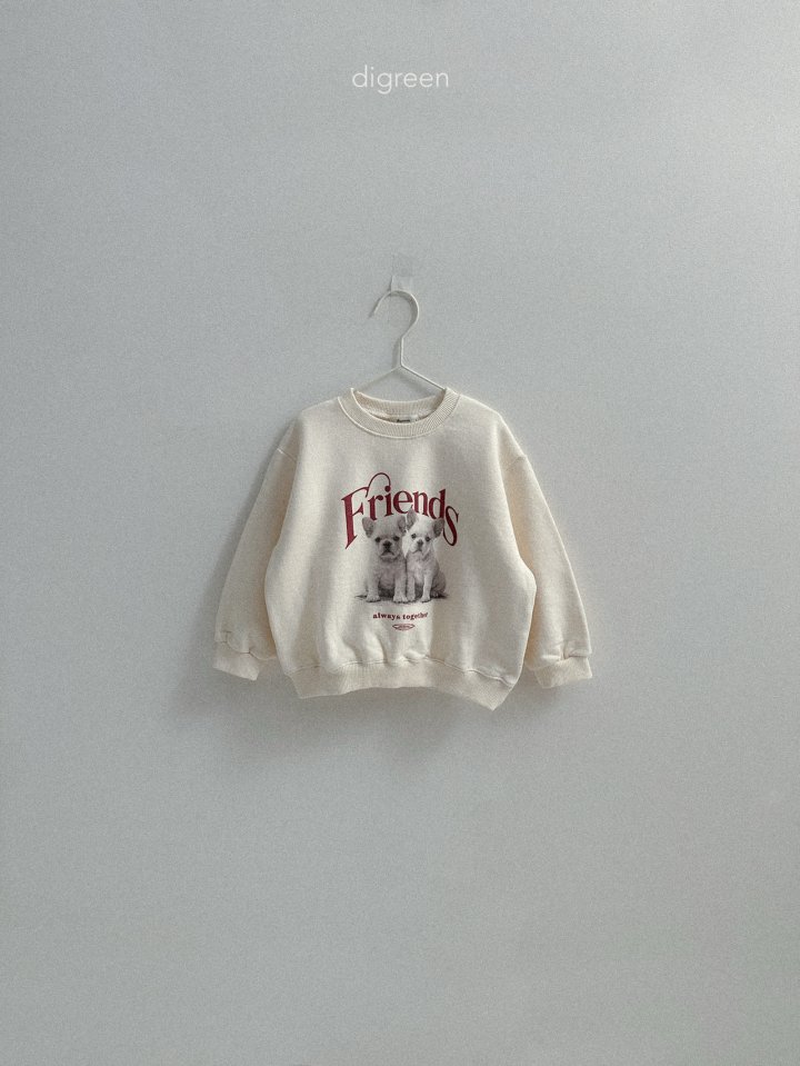 Digreen - Korean Children Fashion - #magicofchildhood - Friends Dog Sweatshirt - 6