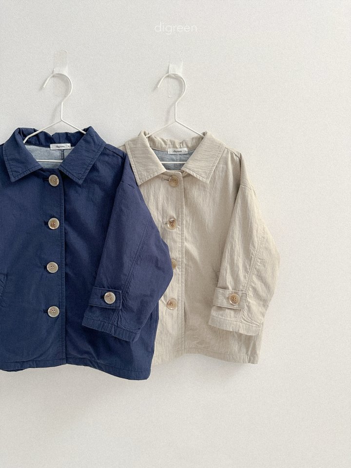 Digreen - Korean Children Fashion - #magicofchildhood - Half Trench Jacket - 3