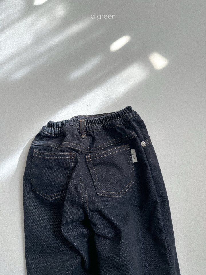 Digreen - Korean Children Fashion - #magicofchildhood - Standard Raw Denim Pants - 5