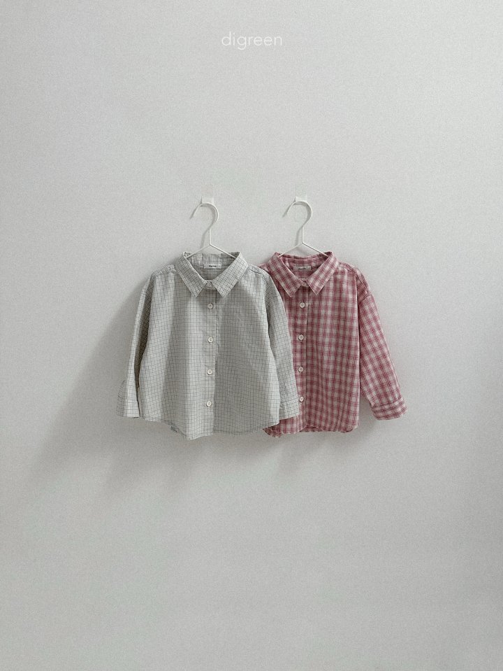 Digreen - Korean Children Fashion - #minifashionista - Check Shirt