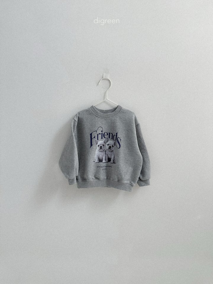 Digreen - Korean Children Fashion - #minifashionista - Friends Dog Sweatshirt - 7